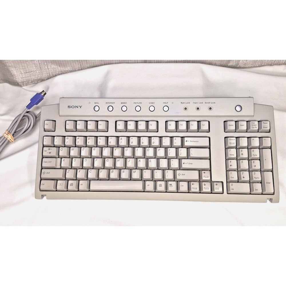 Sony Wired Internet Keyboard PCVA-KB1P/UB PS/2